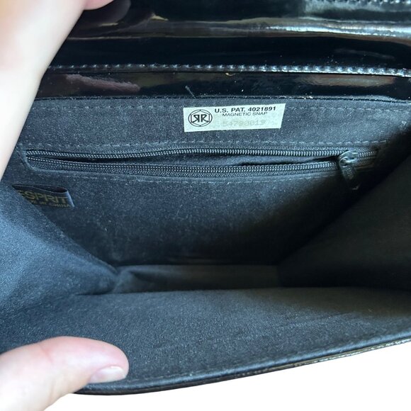 Vintage Y2K Black E-Spirit Crossbody Handbag - Picture 11 of 11